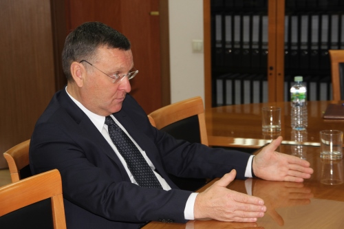 Рабочая встреча Михаила Вышегородцева с уполномоченным по защите прав предпринимателей в Республике Крым